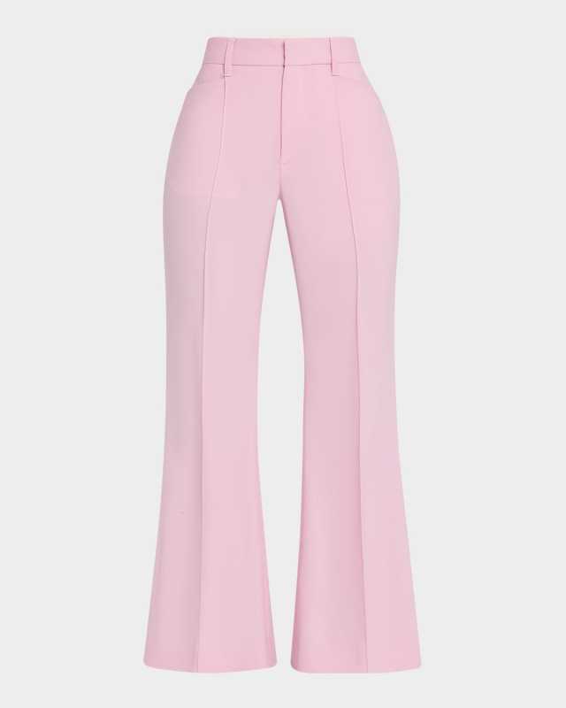 Mid-Rise Flare Pants